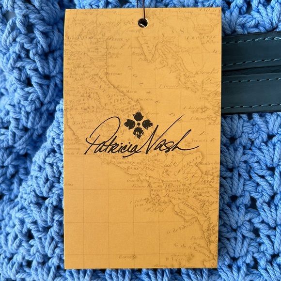 Patricia Nash Cantinella Crochet Bag w/ Matching Coin Pouch & Key Ring - Picture 13 of 14